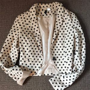 H&M Poka Dot Blazer